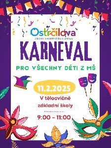 Purple Illustration Playful Carnival Party Poster